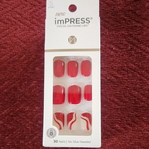imPRESS Vibrant Red Press-On Nails